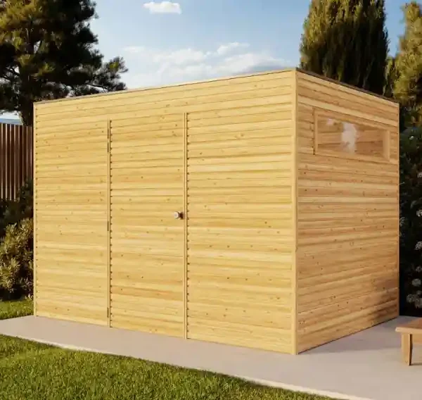 Abri de Jardin Métal 5m² QB – Compacte, Toit en Option