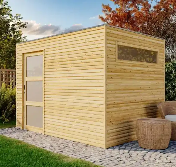 Abri de Jardin Métal 5m² QBS – Compacte, Toit en Option